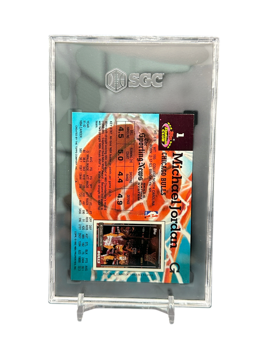 1992-93 Topps Stadium Club Michael Jordan SGC 9