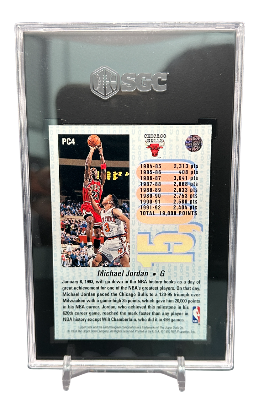 1992-93 Upper Deck Michael Jordan 15.000 point club, SGC 9