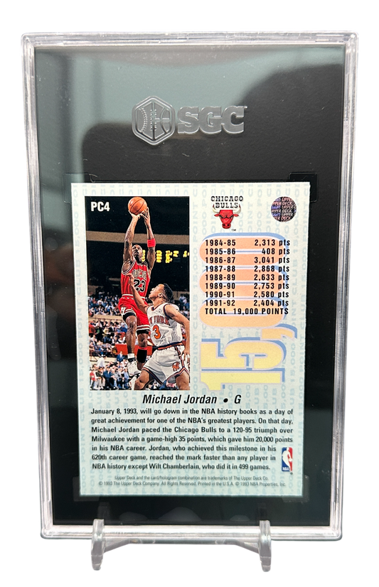 1992-93 Upper Deck Michael Jordan 15.000 point club, SGC 9