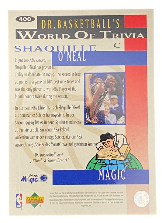 1994 Upper Deck Collector´s Choice Saquille O´neal