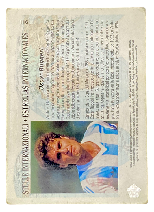 1994 World Cup USA Oscar Ruggeri