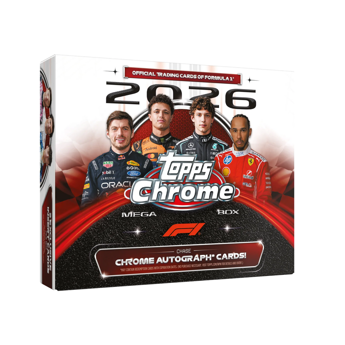2026 Caja Topps Chrome Formula 1 Mega - Preorden