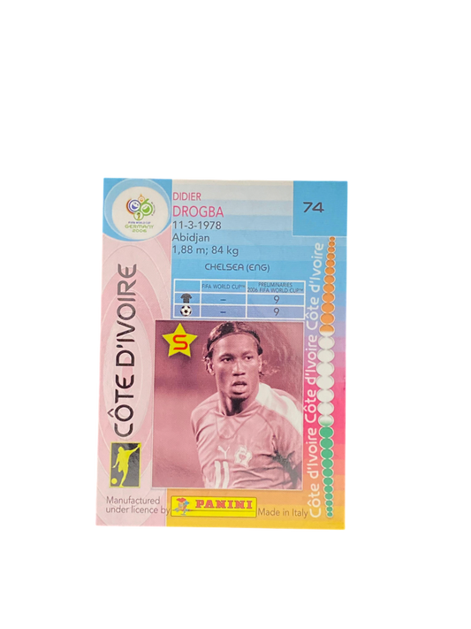 2006 Panini FIFA World Cup Didier Drogba