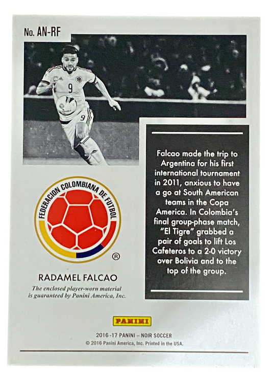 2016-17 Panini Noir Acetate Relics, Radamel Falcao 48/75