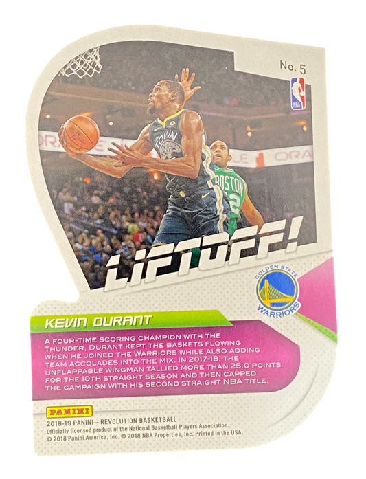 2018-19 Panini Revolution Liftoff, Kevin Durant, Dye Cut