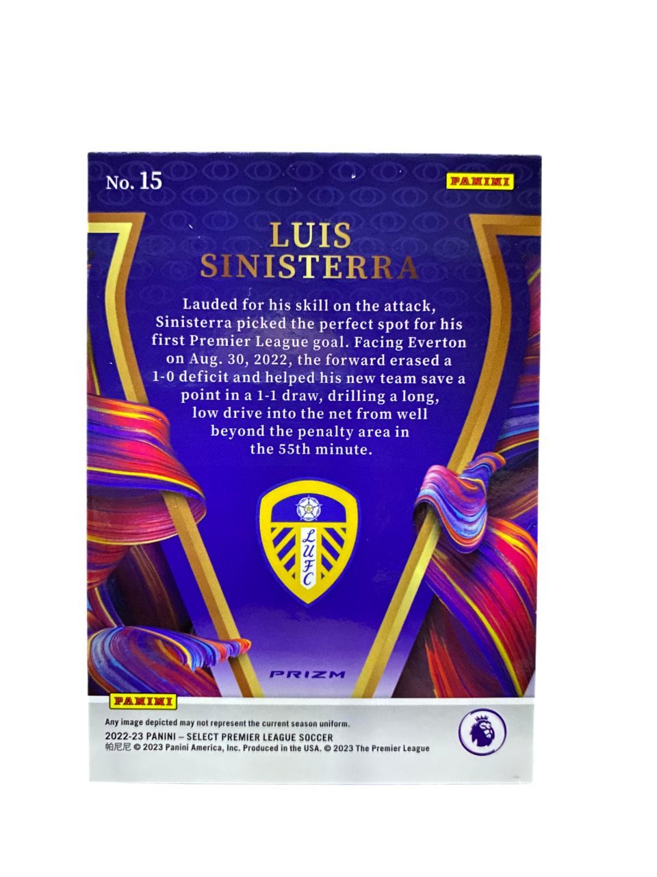 2022-23 Panini Select Luis Sinisterra Visionary Case Hit