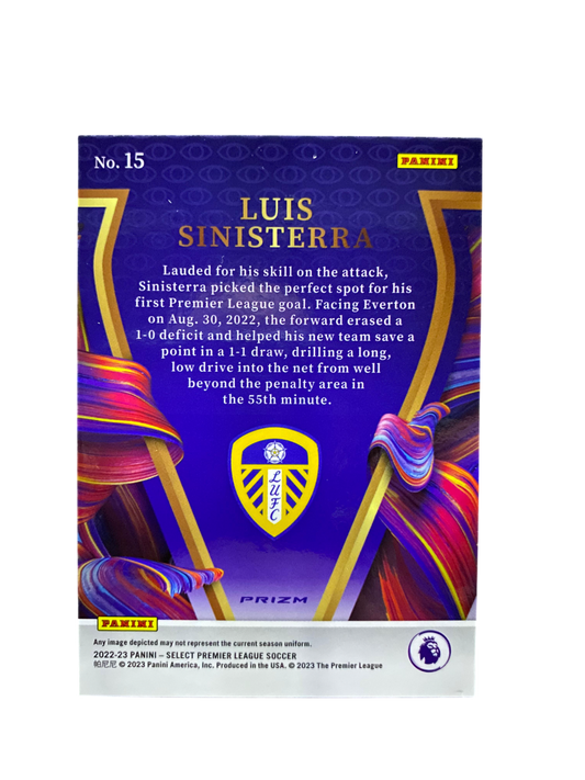 2022-23 Panini Select Luis Sinisterra Visionary Case Hit