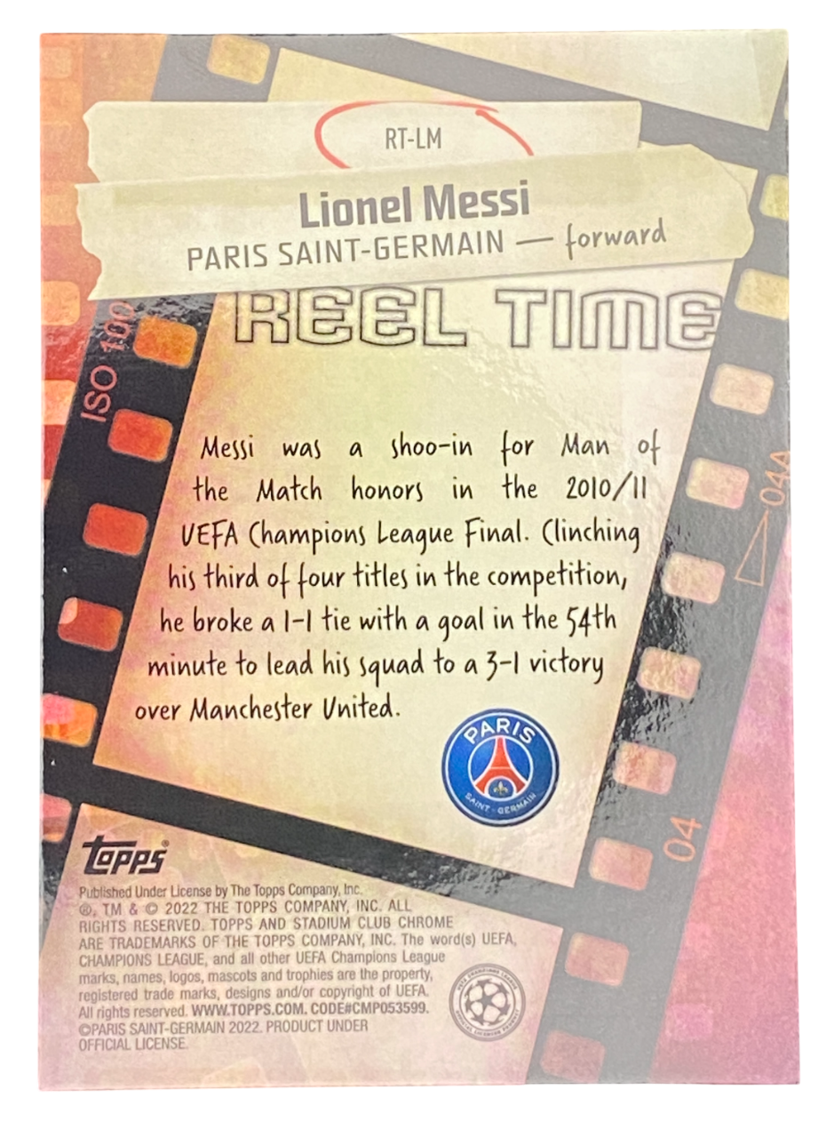 2022 Topps Stadium Club Chrome Lionel Messi