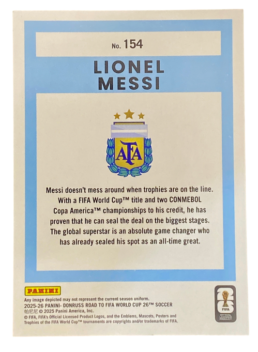 2025-26 Panini Donruss Lionel Messi, Argentina