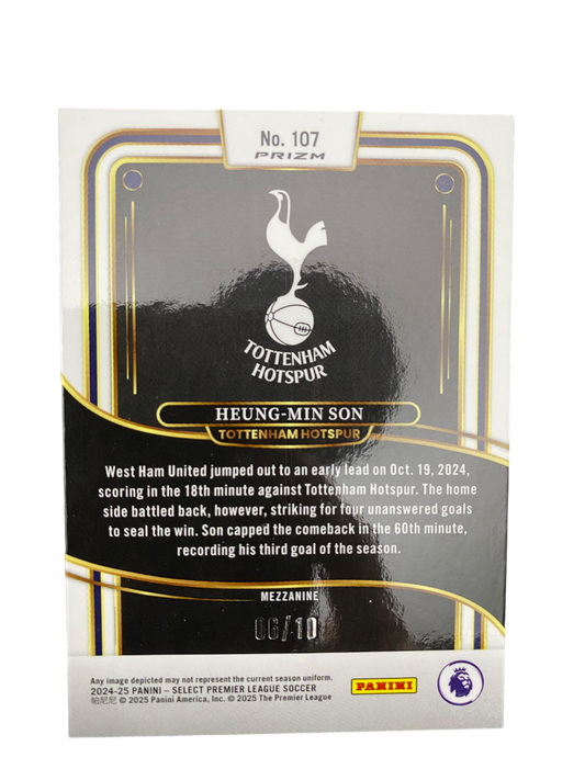 2025 Panini Select Gold Heung Min Son 6-10