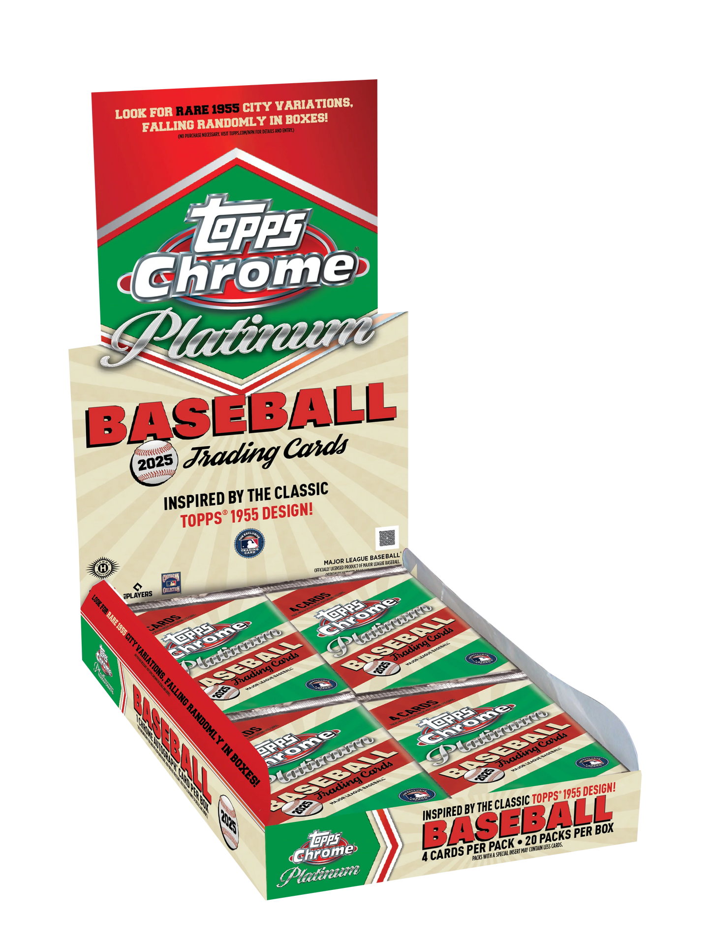 2025 Caja Topps Chrome Platinum Baseball, Hobby - Preorden