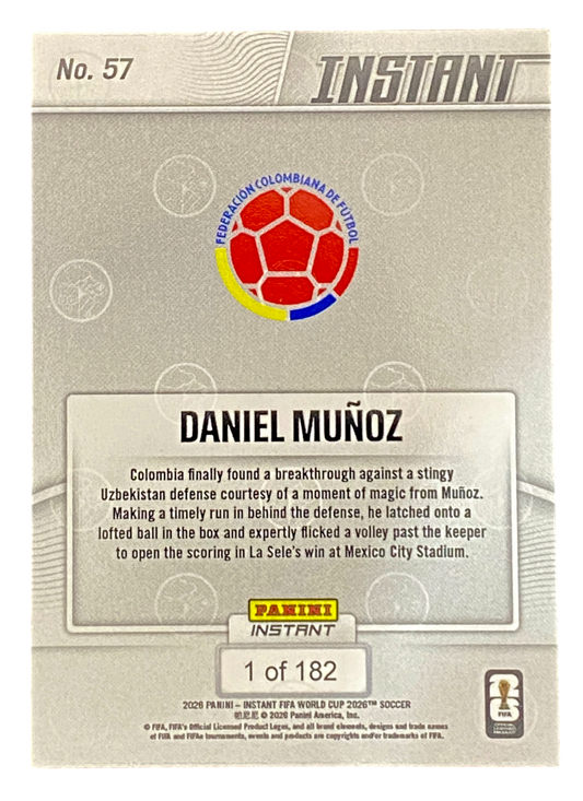 2026 Panini Instant Daniel Muñoz FIFA World Cup
