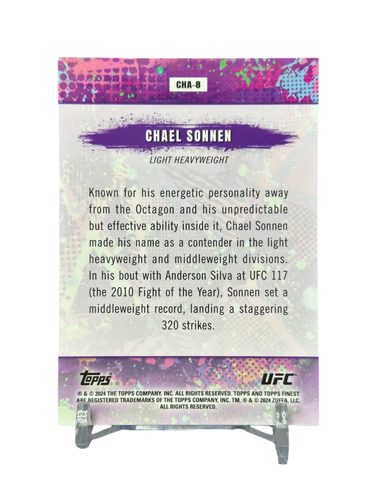 Chael Sonnen, Topps Finest UFC, Chaos, 15-25, 2024