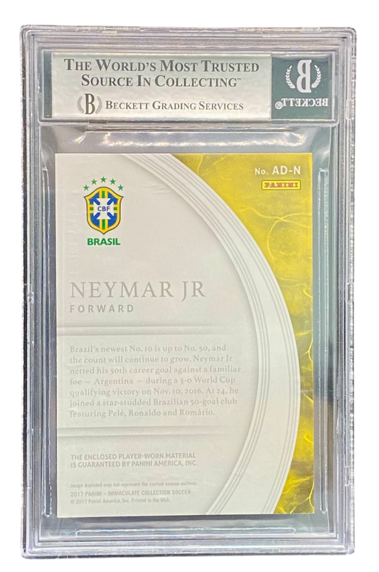 2017 Panini Immaculate Neymar Jr, Player Worn Patch, 32/35