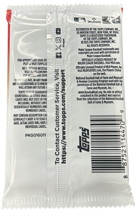 2025 Sobre MLB-UPDATE SERIES Hobby