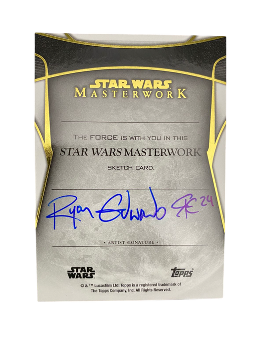 Topps Star Wars Masterwork Sketch Card