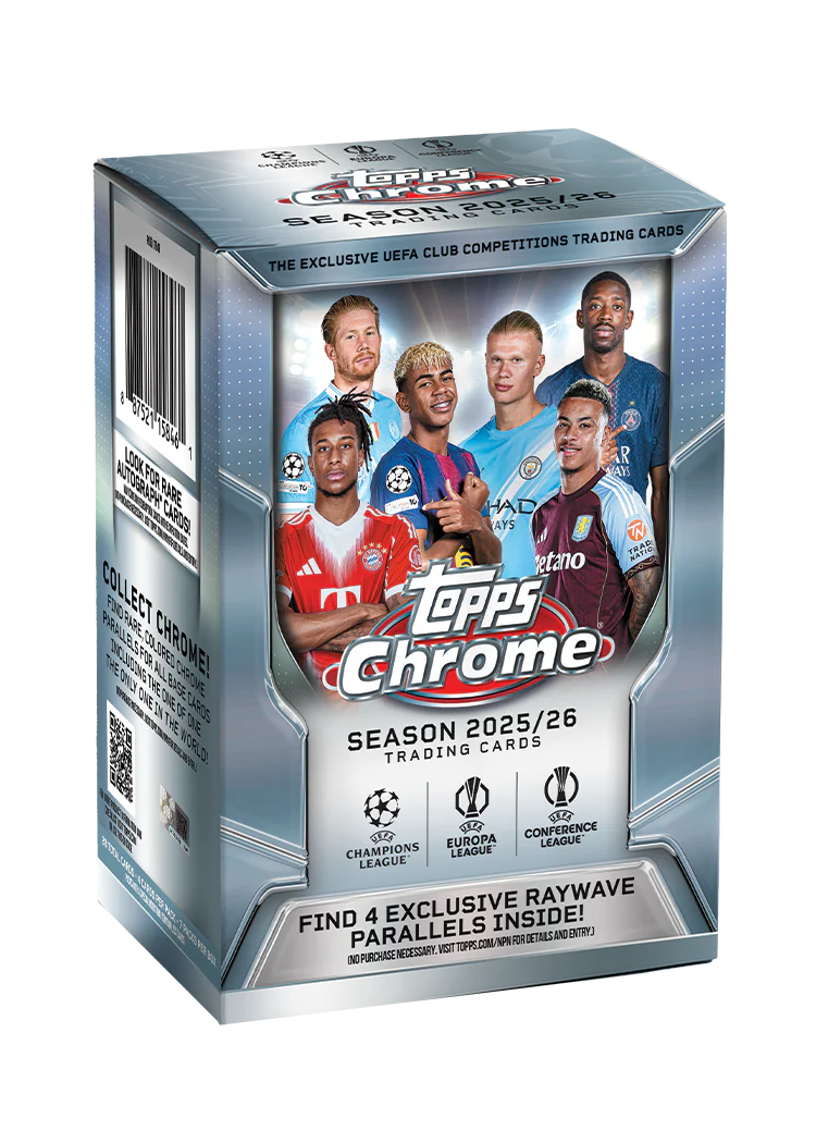2025-26 Caja Topps Chrome UEFA Club Competitions Value