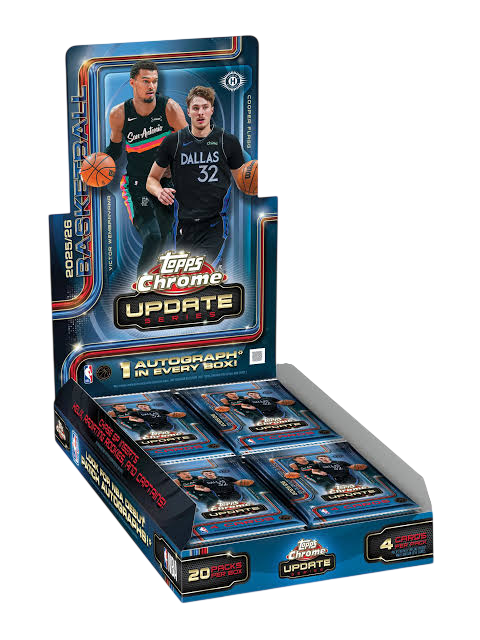 2025-26 Caja Topps Chrome Updates NBA Hobby - Preorden