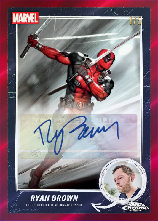 2025-26 Sobre Topps Chrome Marvel Deadpool and Wolverine