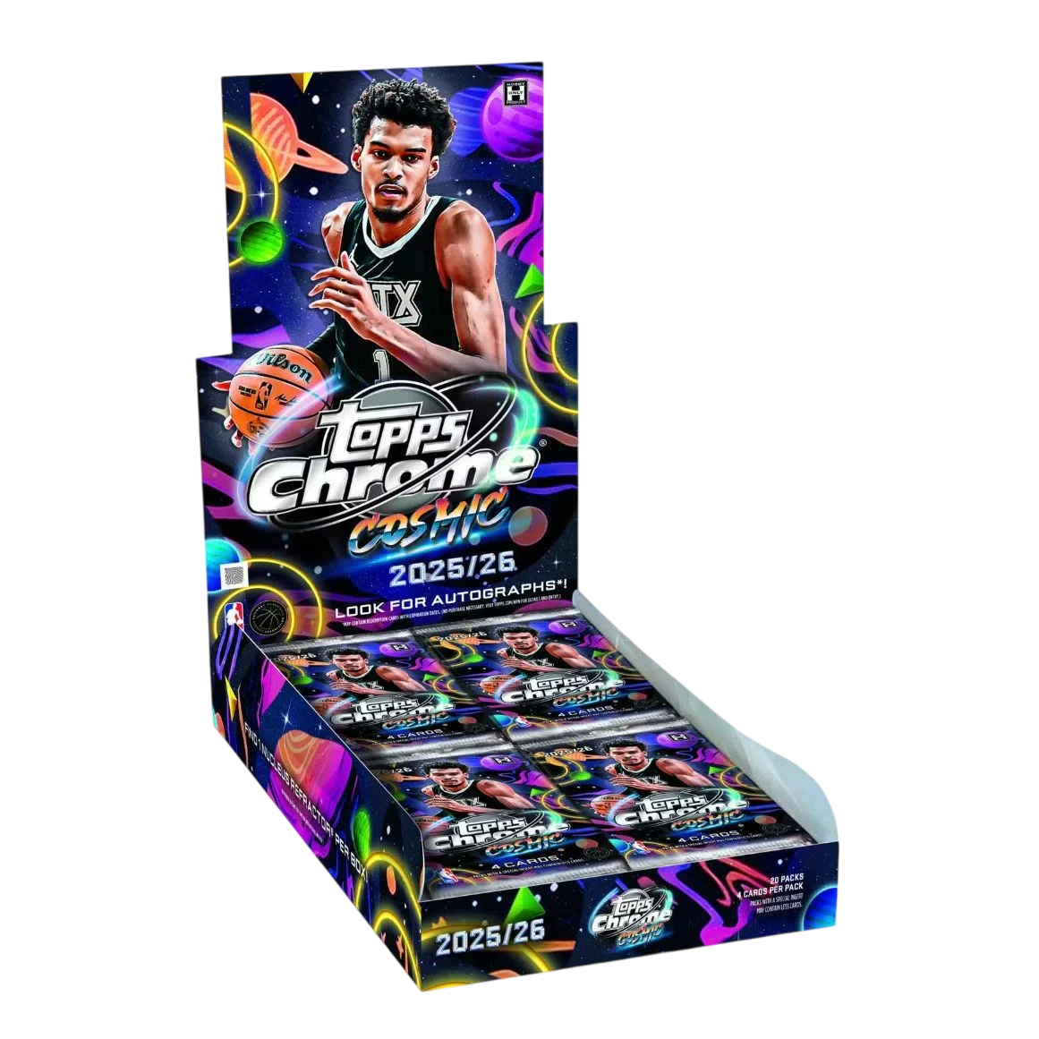 2025-26 Caja Topps Chrome NBA Cosmic - Preorden