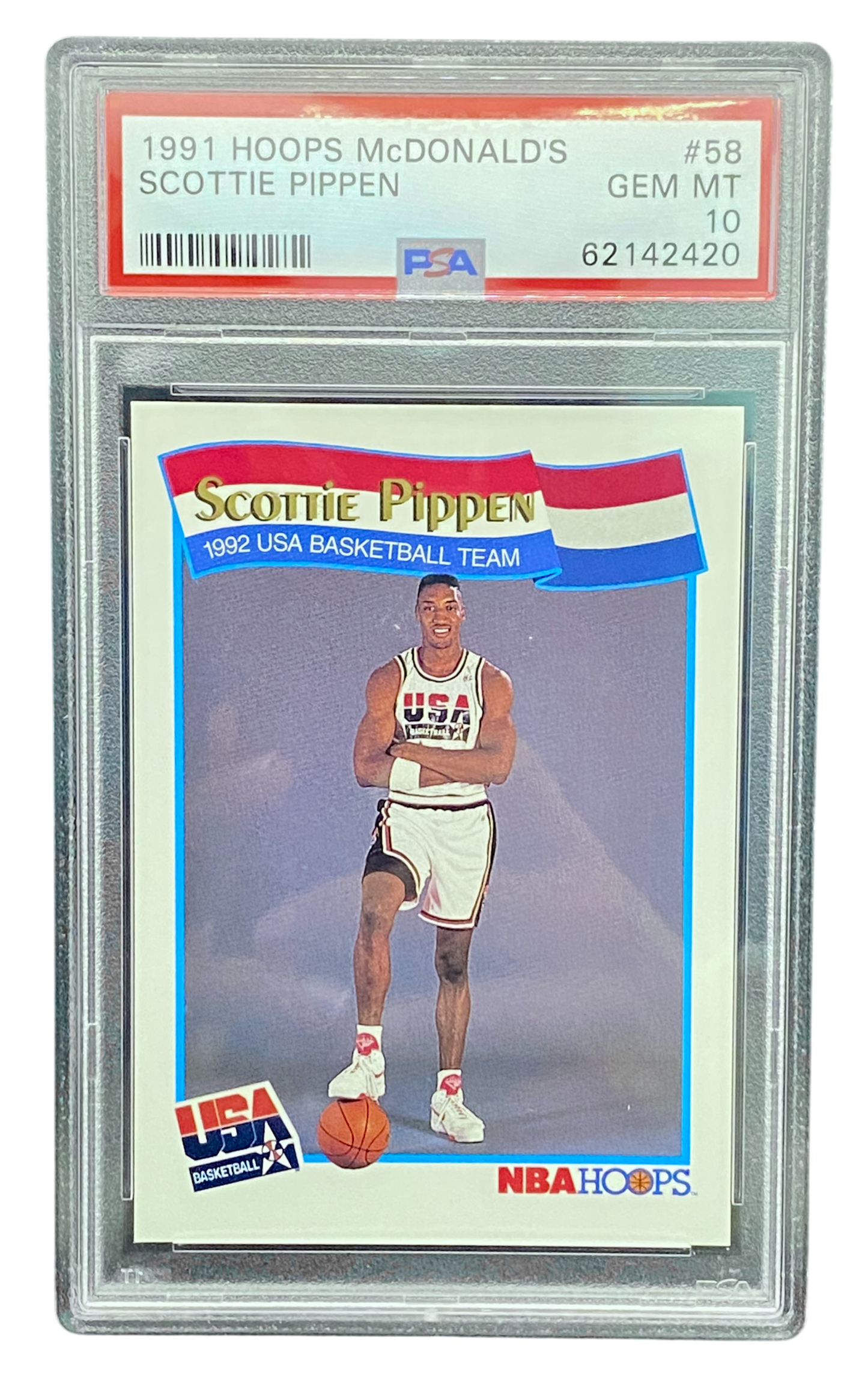 1991 Hoops McDonald´s Scottie Pippen, PSA 10