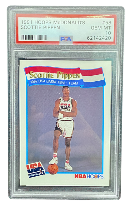 1991 Hoops McDonald´s Scottie Pippen, PSA 10
