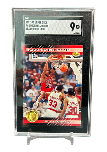 1992-93 Upper Deck Michael Jordan 15.000 point club, SGC 9