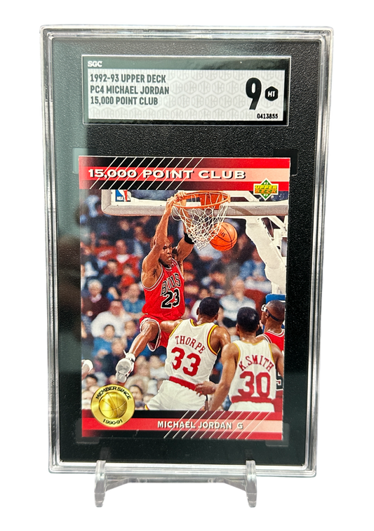 1992-93 Upper Deck Michael Jordan 15.000 point club, SGC 9