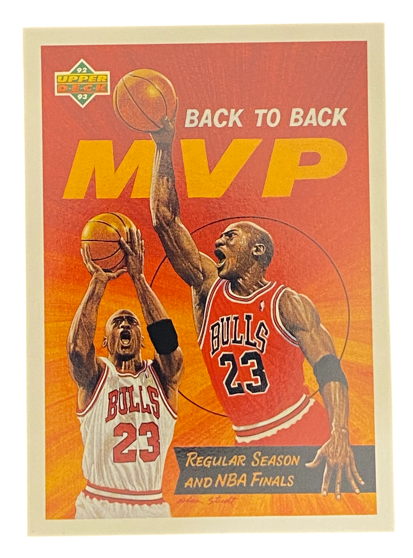 1992-93 Upper Deck Back to Back MVP Michael Jordan