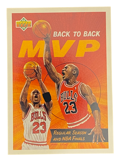1992-93 Upper Deck Back to Back MVP Michael Jordan