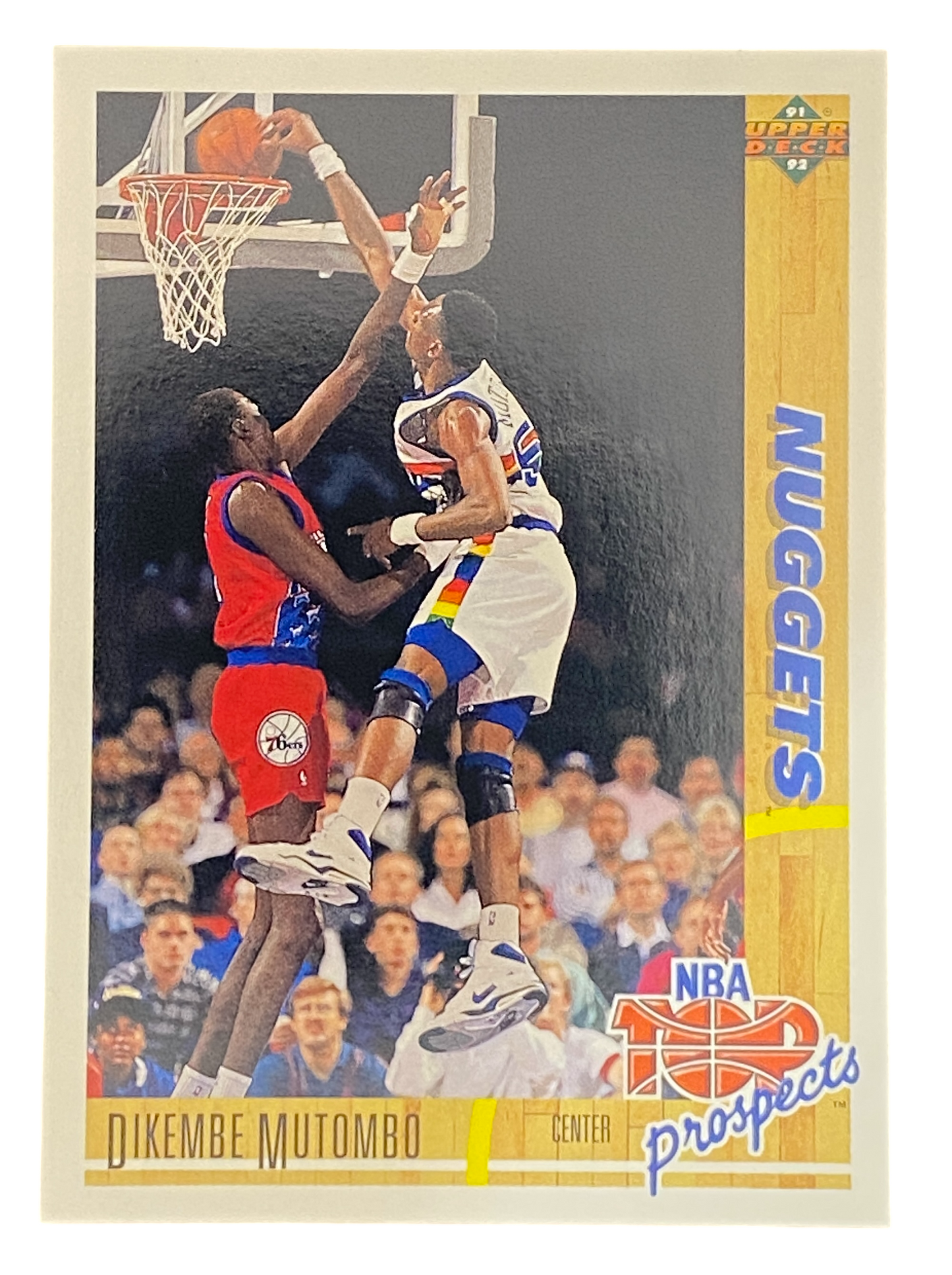 1992 Upper Deck NBA Top Prospects Dikembe Mutombo