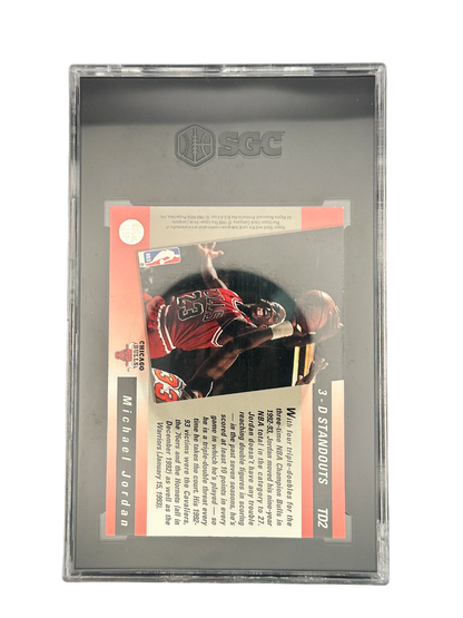 1993-94 Upper Deck TD-2 Michael Jordan, Triple Double, SGC 7