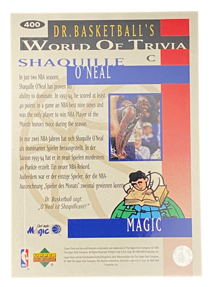 1994 Upper Deck Collector´s Choice Saquille O´neal