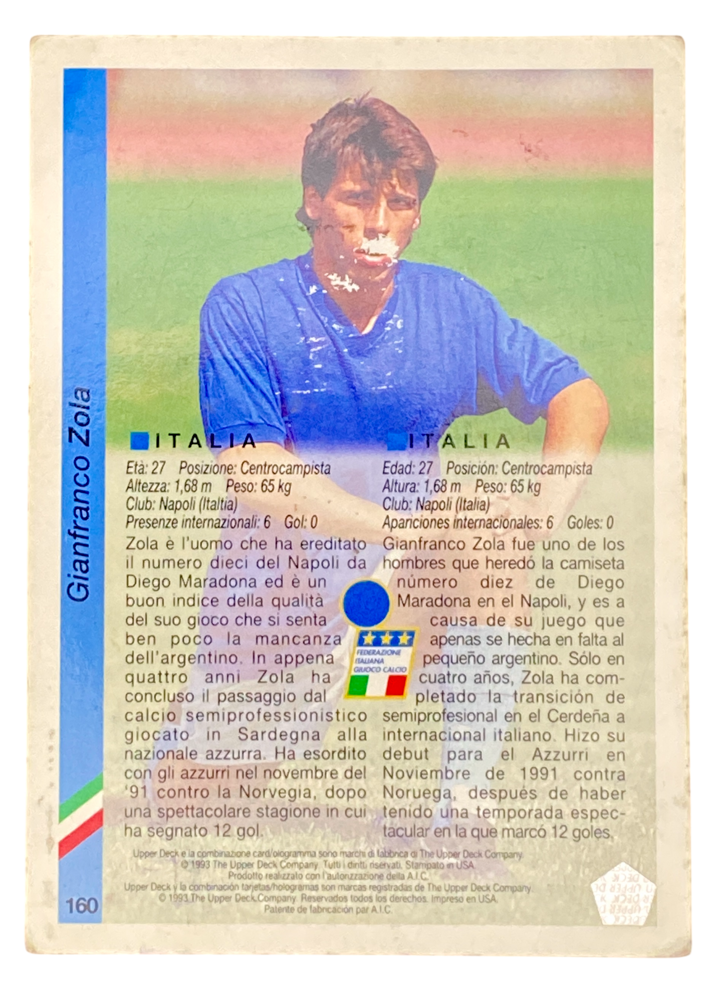 1994 World Cup USA Gianfranco Zola