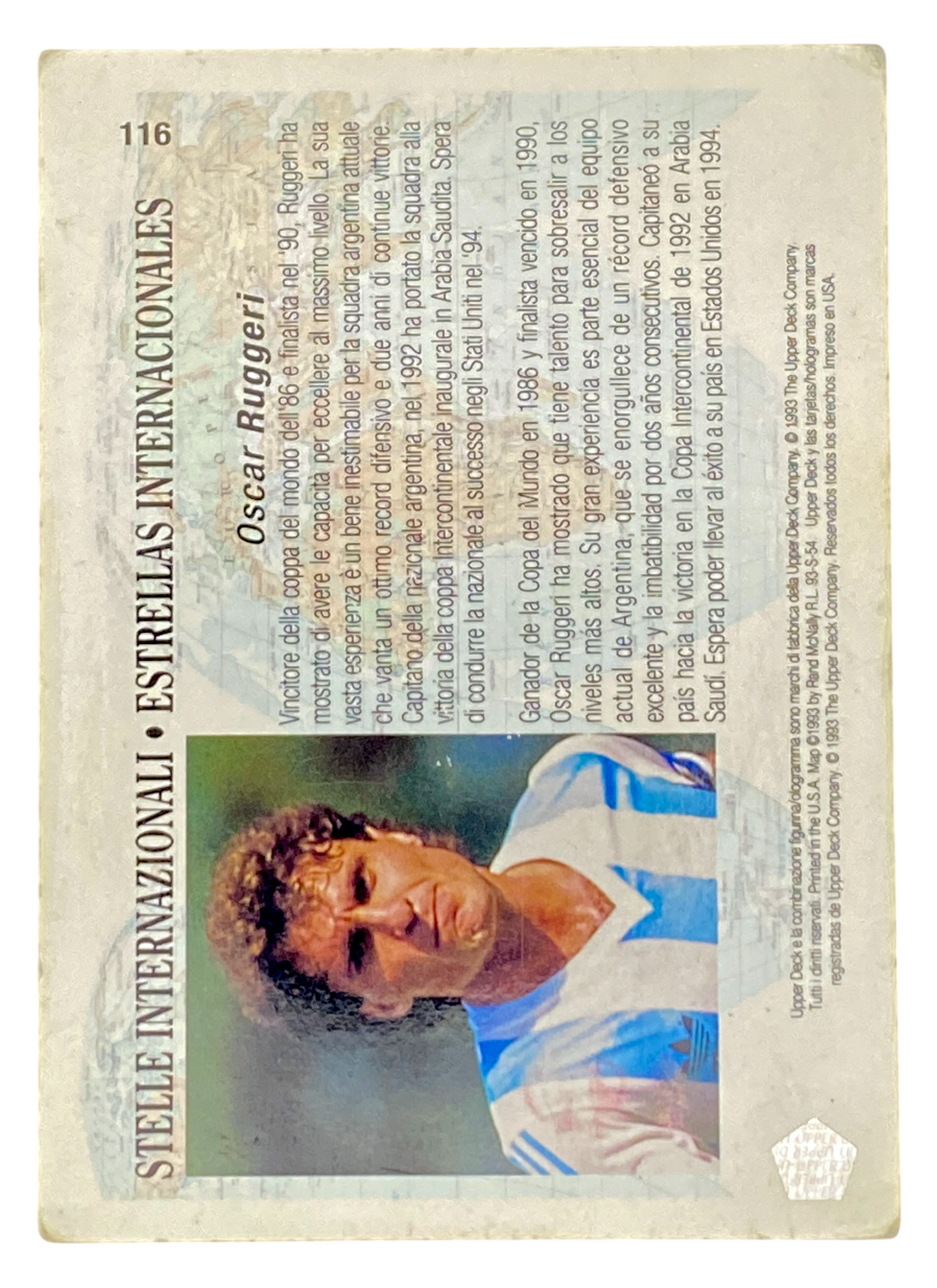 1994 World Cup USA Oscar Ruggeri