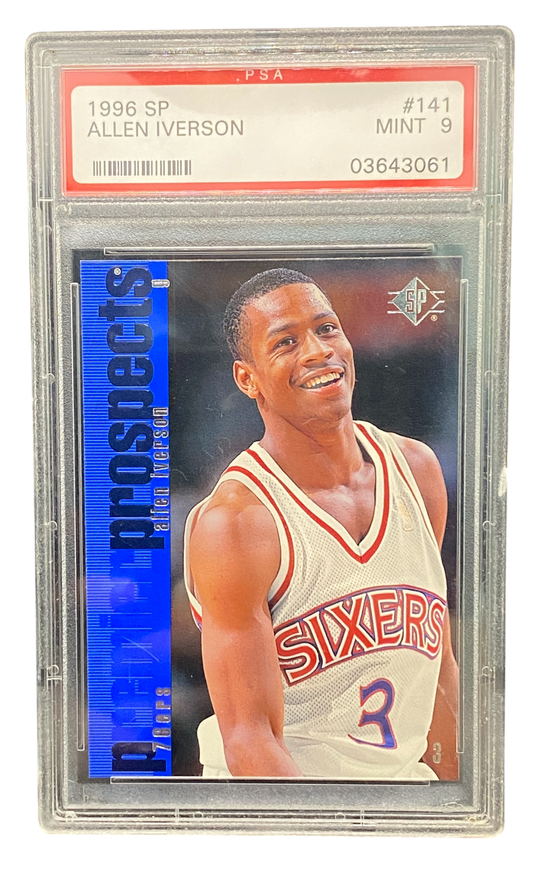 1996-97 Premier Prospects Allen Iverson PSA 9