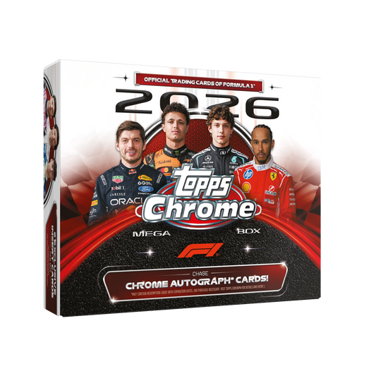 2026 Caja Topps Chrome Formula 1 Mega - Preorden
