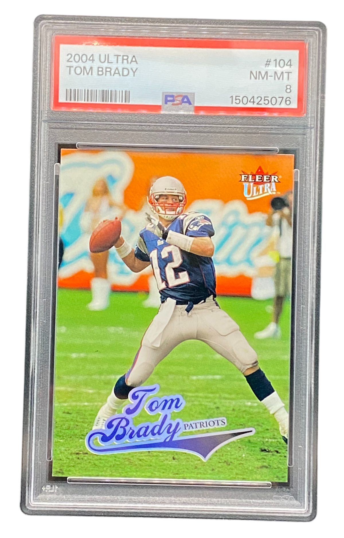 2004 Ultra Tom Brady, PSA 8