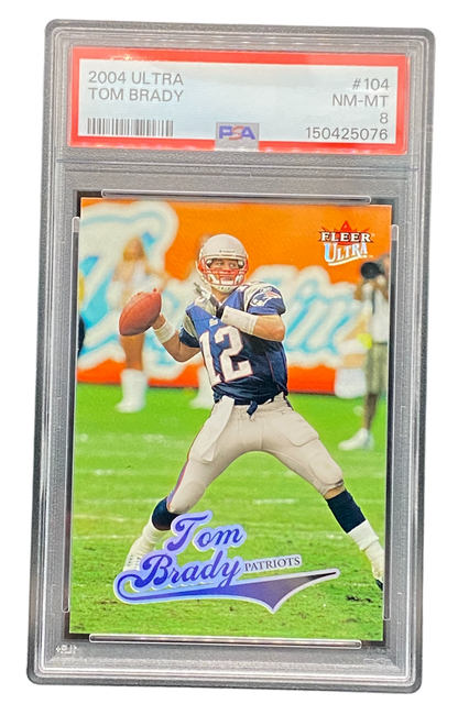2004 Ultra Tom Brady, PSA 8