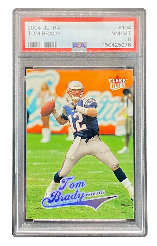 2004 Ultra Tom Brady, PSA 8