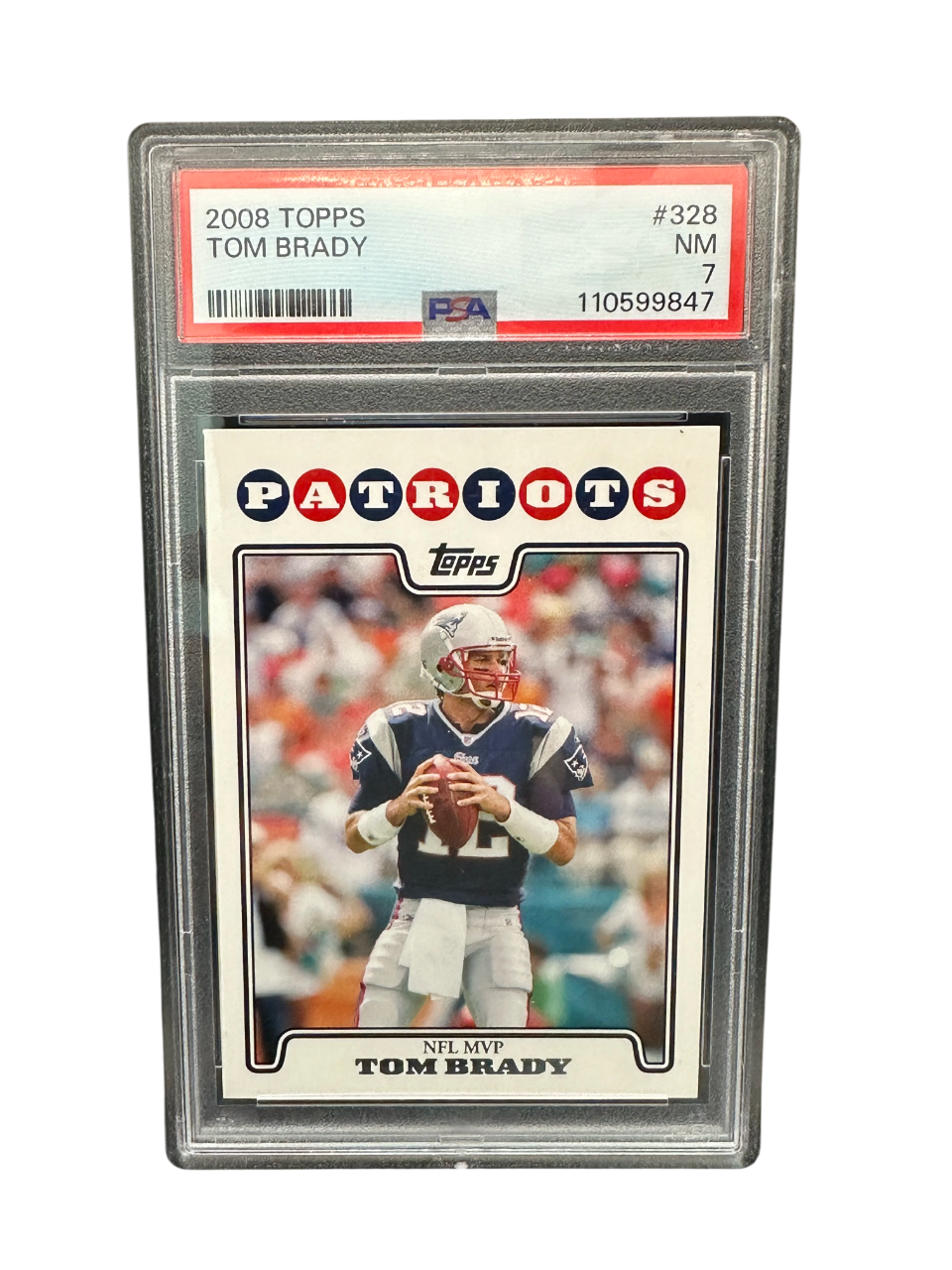2008 Topps Tom Brady PSA 7
