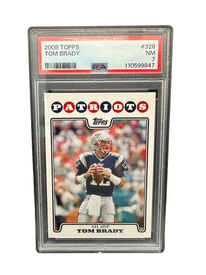 2008 Topps Tom Brady PSA 7