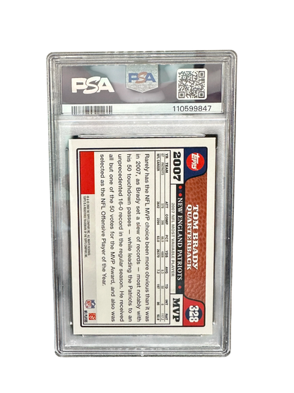 2008 Topps Tom Brady PSA 7