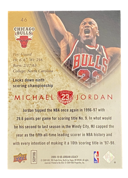 2009-10 Upper Deck UD Jordan Legacy, Michael Jordan