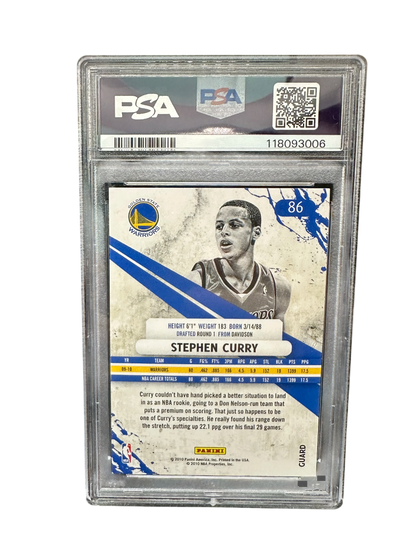 2010 Panini R & S Stephen Curry PSA 8