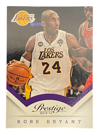 2013 Panini Prestige Kobe Bryant, White Jersey
