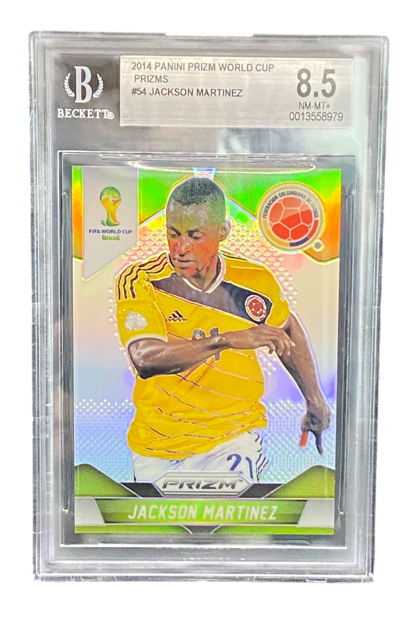 2014 Panini Prizm FIFA World Cup Jackson Martinez, BGS 8.5