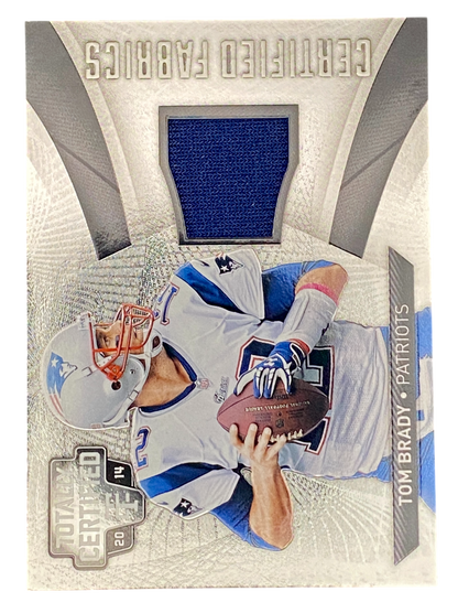2014 Panini Totally Certified, Tom Brady Game Worn, Certified Fabrics