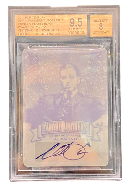 2014 Pop Century Award Winners Autograph Al Pacino One of One BGS 9.5