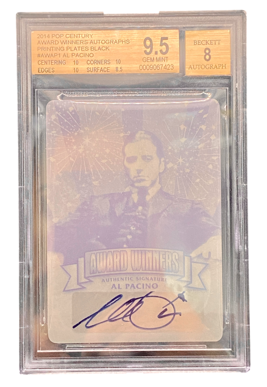 2014 Pop Century Award Winners Autograph Al Pacino One of One BGS 9.5
